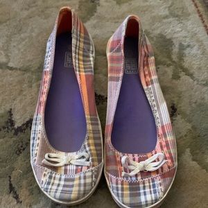 Faded Glory Plaid flats